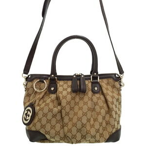 Gucci Guccissima Sukey Leather 2way Shoulder Bag